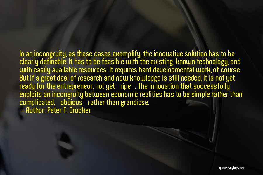 Entrepreneur Innovation Quotes By Peter F. Drucker