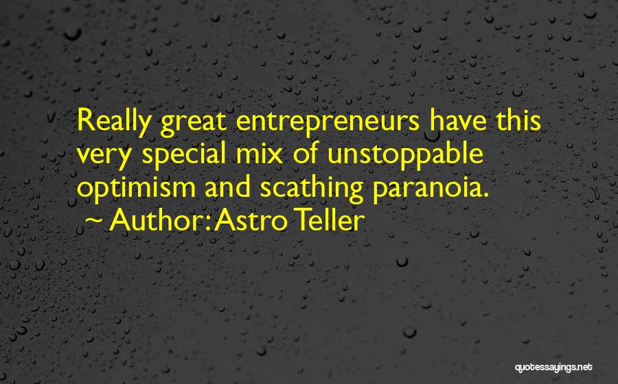 Entrepreneurs Quotes By Astro Teller