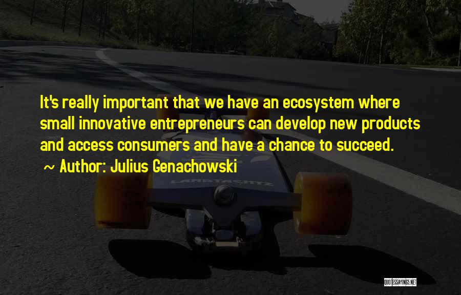 Entrepreneurs Quotes By Julius Genachowski