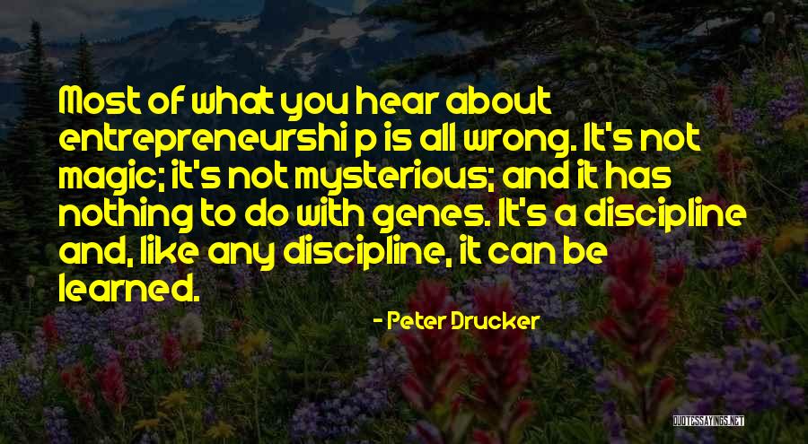 Entrepreneurshi Quotes By Peter Drucker Entrepreneurshi Quotes By Peter Drucker
