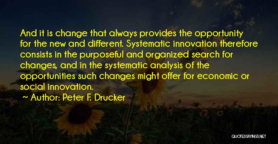 Entrepreneurship And Innovation Quotes By Peter F. Drucker