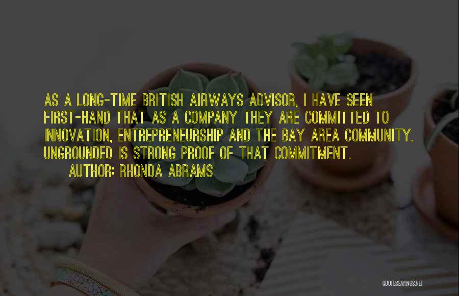 Entrepreneurship And Innovation Quotes By Rhonda Abrams