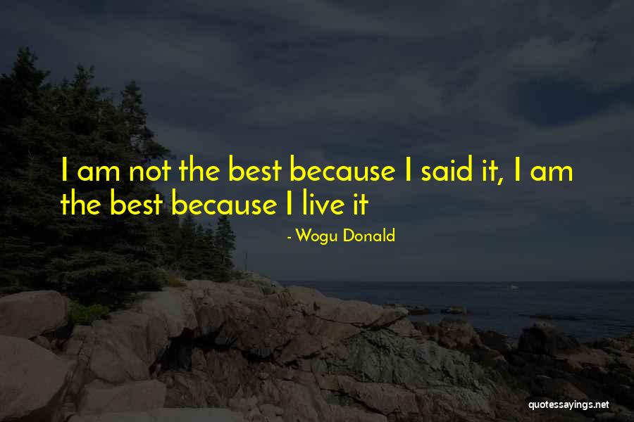 Entrepreneurship Inspirational Quotes By Wogu Donald