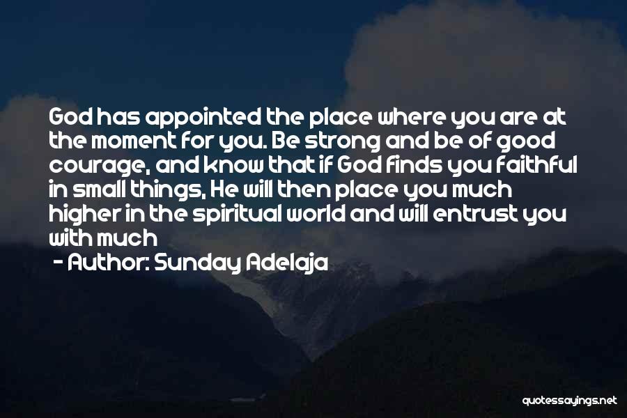 Entrust To God Quotes By Sunday Adelaja