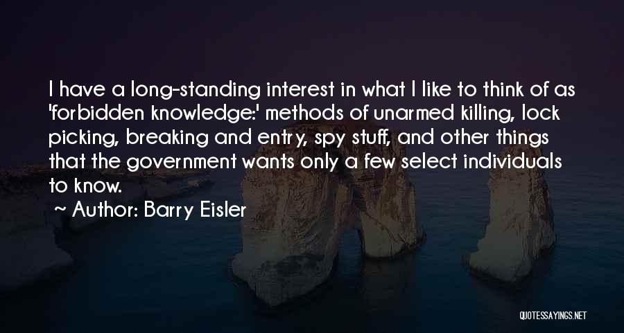 Entry Quotes By Barry Eisler