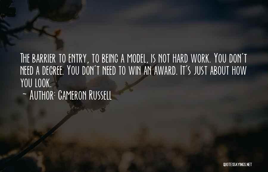 Entry Quotes By Cameron Russell