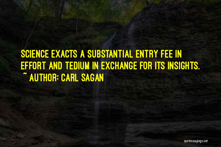 Entry Quotes By Carl Sagan