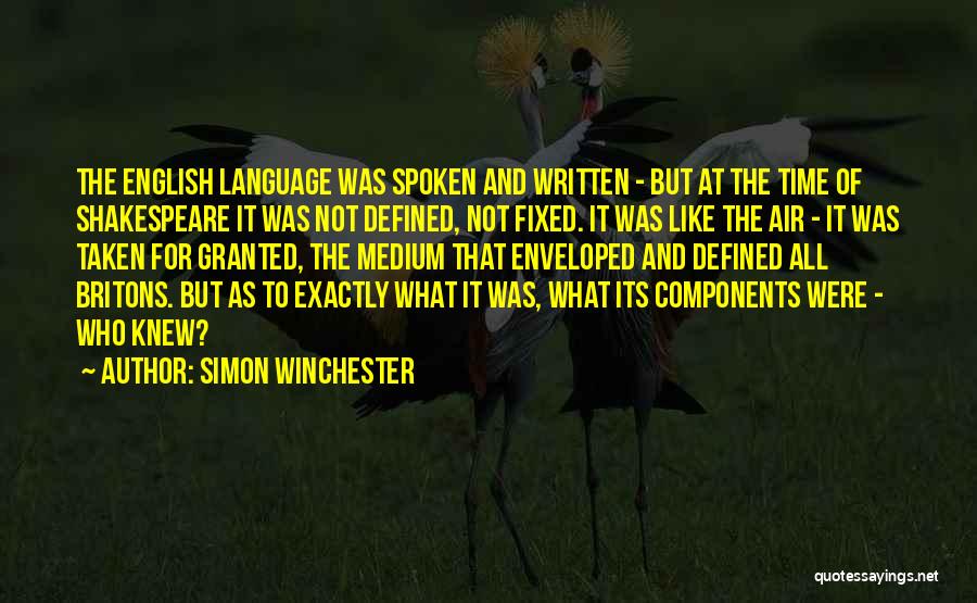 Enveloped Quotes By Simon Winchester