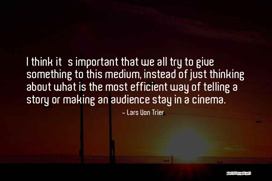Envers Synonyme Quotes By Lars Von Trier Envers Synonyme Quotes By Lars Von Trier