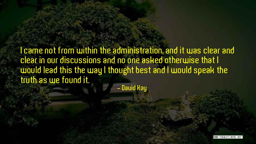 Enviest Quotes By David Kay Enviest Quotes By David Kay