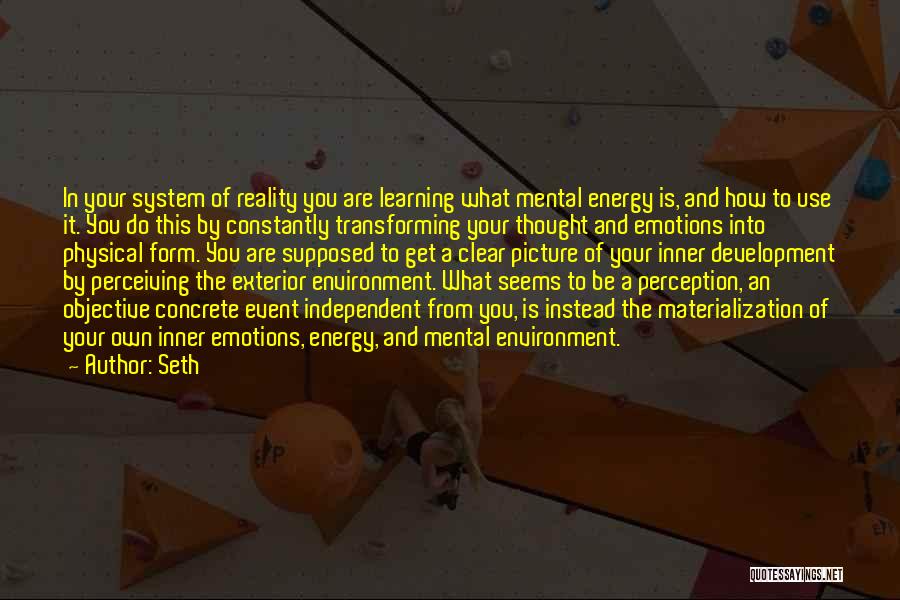 Environment And Development Quotes By Seth