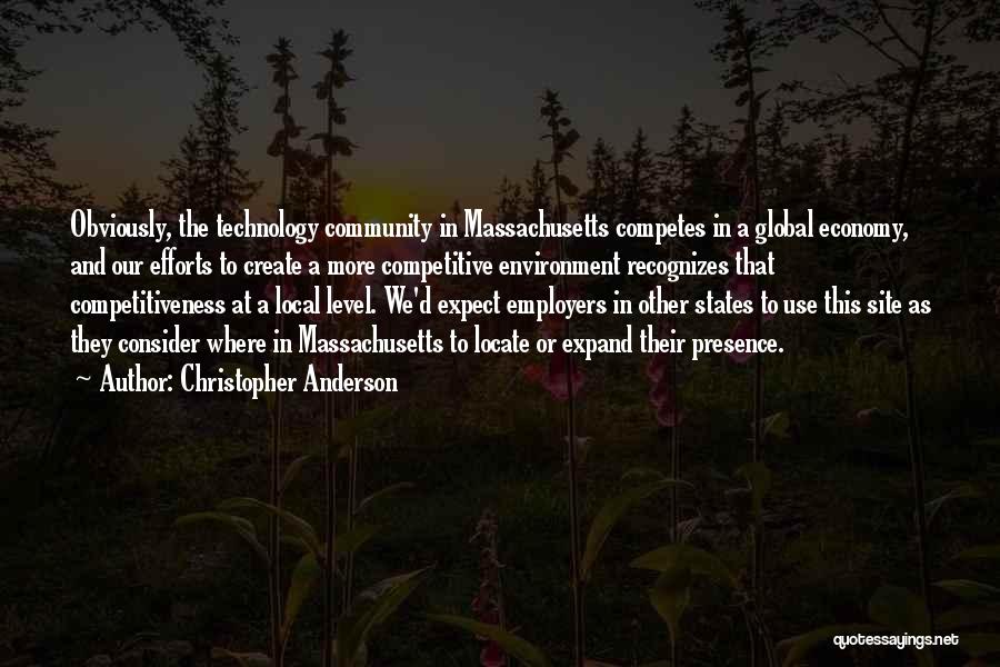 Environment And Economy Quotes By Christopher Anderson