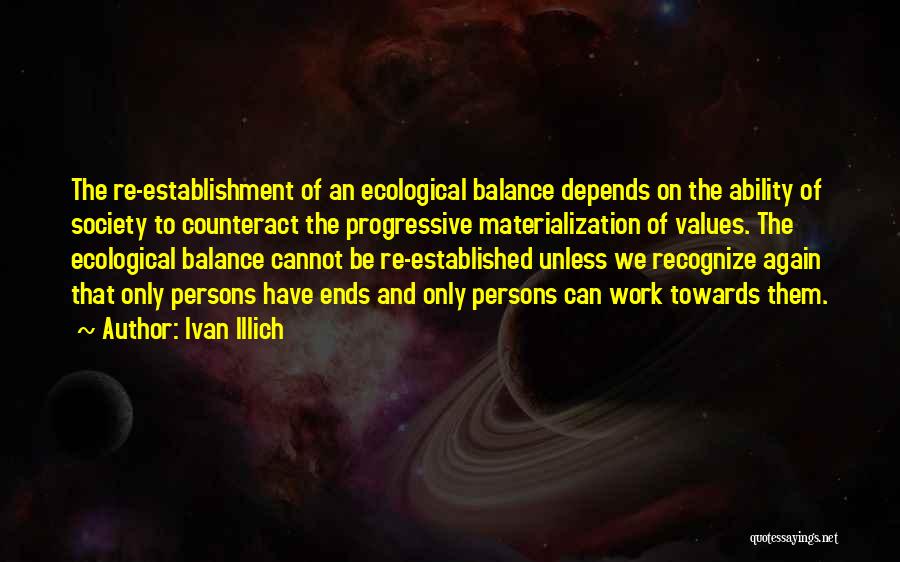 Environment And Economy Quotes By Ivan Illich