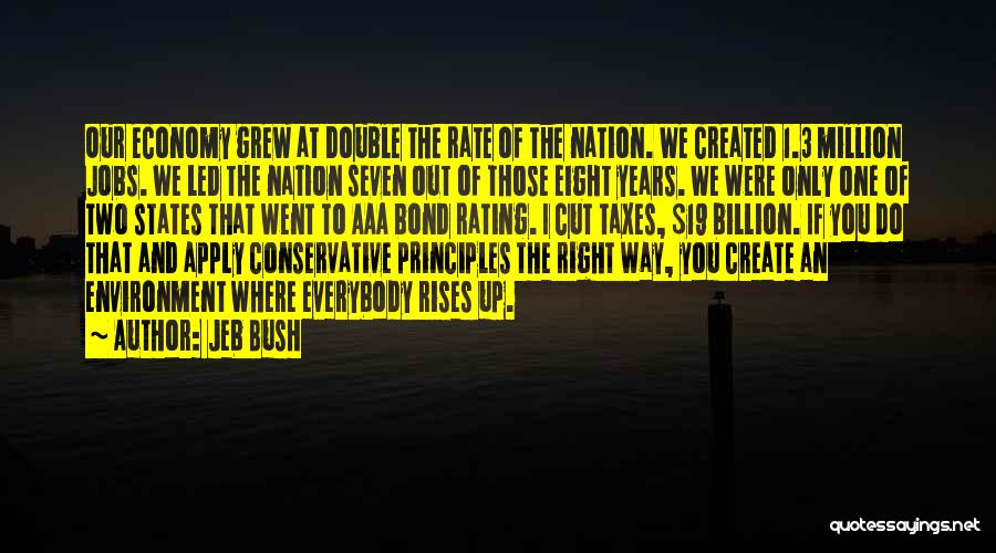 Environment And Economy Quotes By Jeb Bush