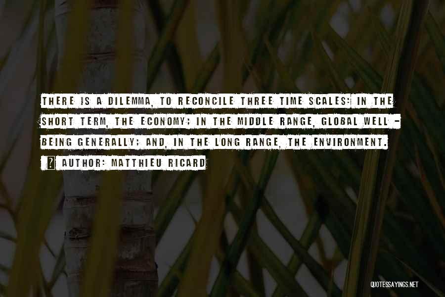 Environment And Economy Quotes By Matthieu Ricard