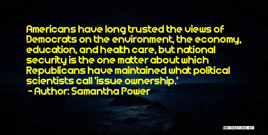 Environment And Economy Quotes By Samantha Power