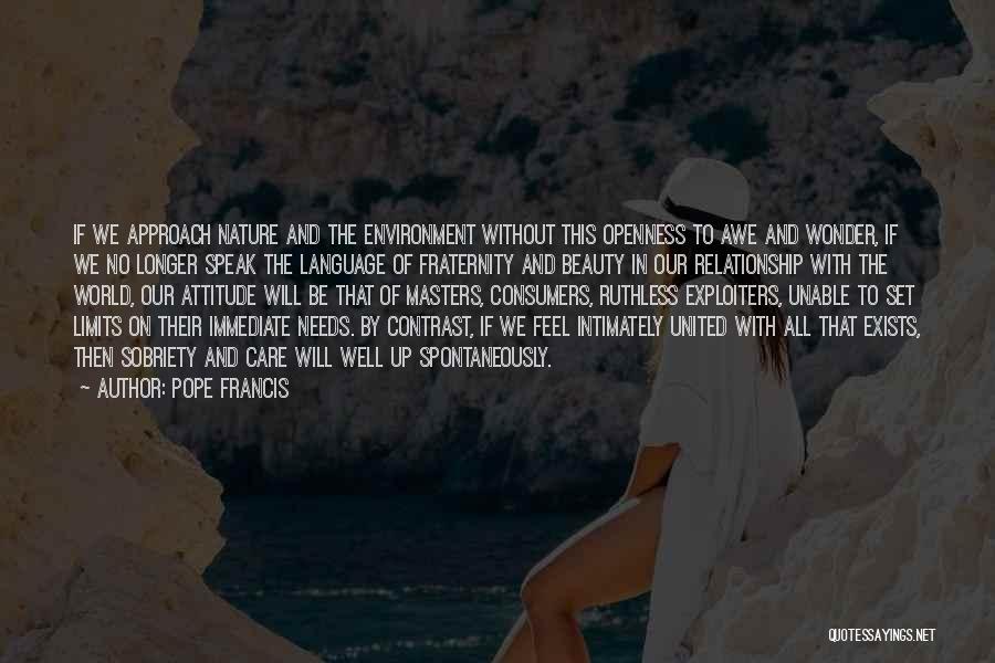 Environment And Nature Quotes By Pope Francis