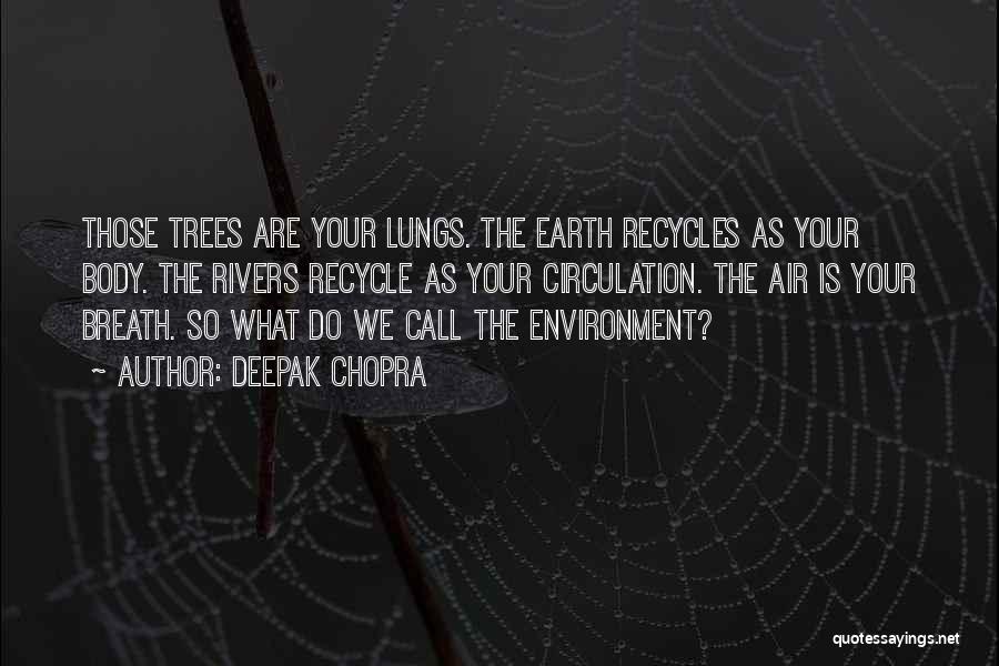 Environment Recycle Quotes By Deepak Chopra