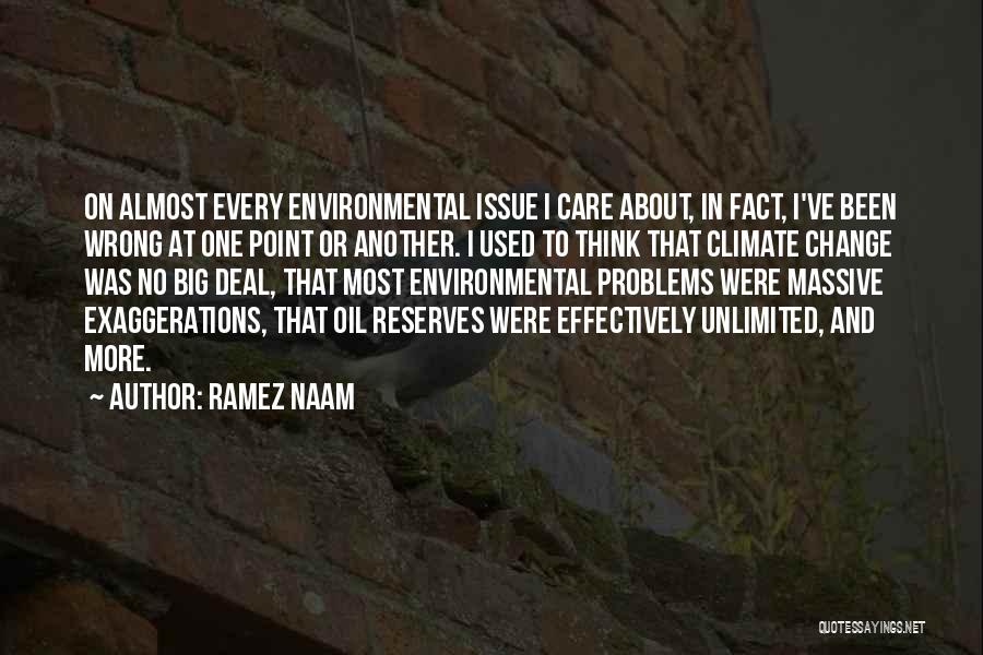 Environmental Care Quotes By Ramez Naam
