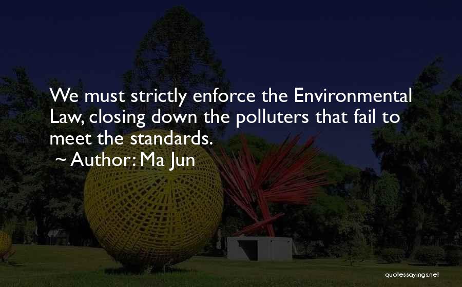 Environmental Law Quotes By Ma Jun