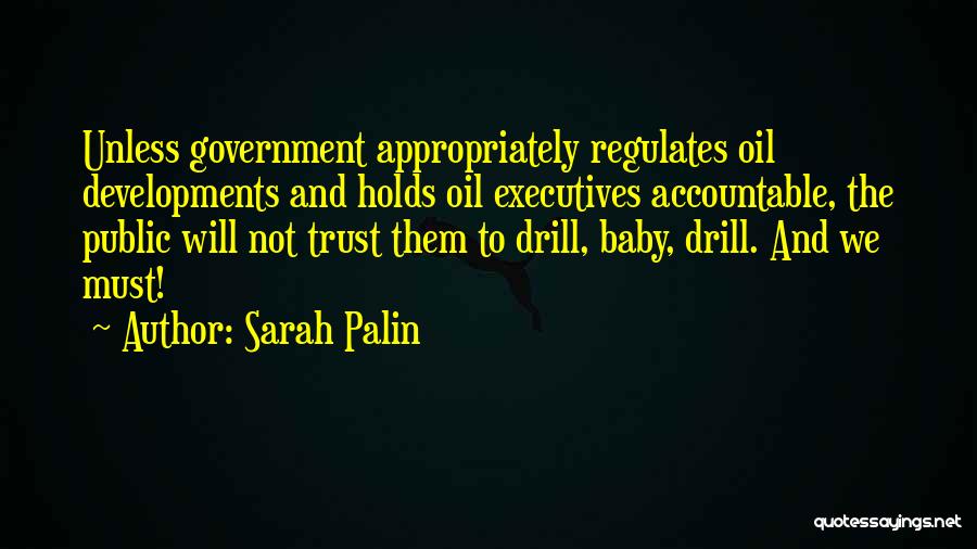 Environmental Regulation Quotes By Sarah Palin