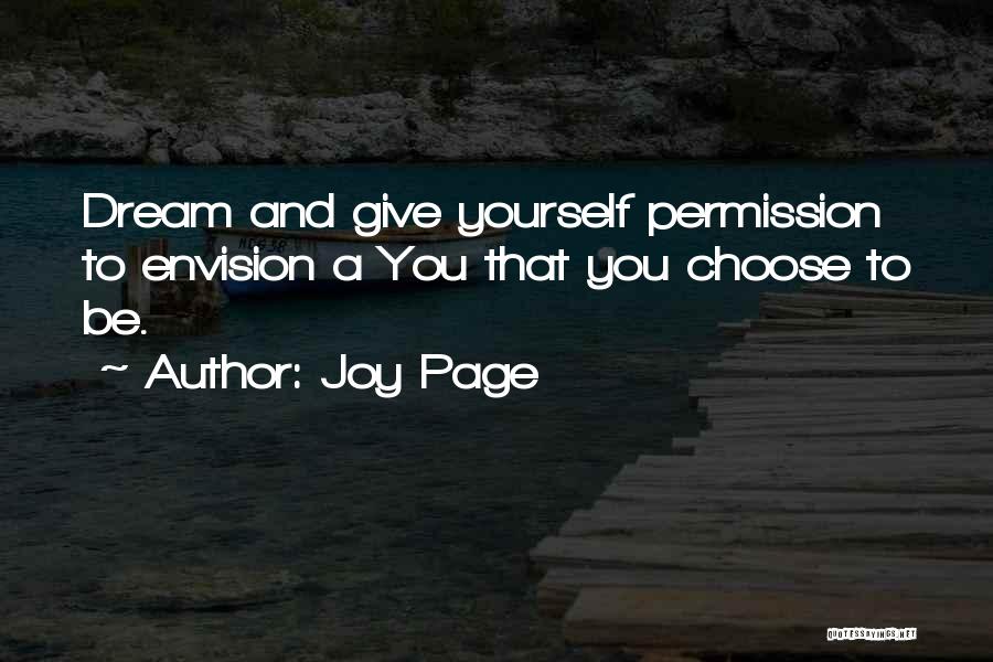Envision Quotes By Joy Page