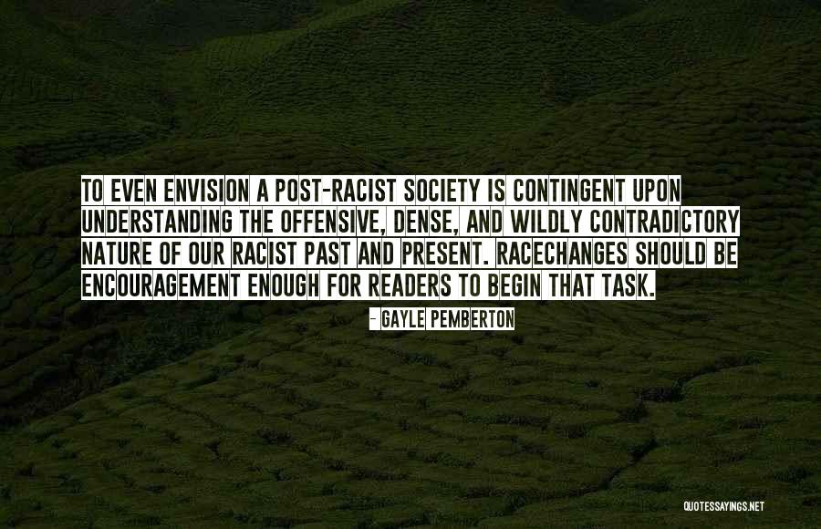 Envision Society Quotes By Gayle Pemberton
