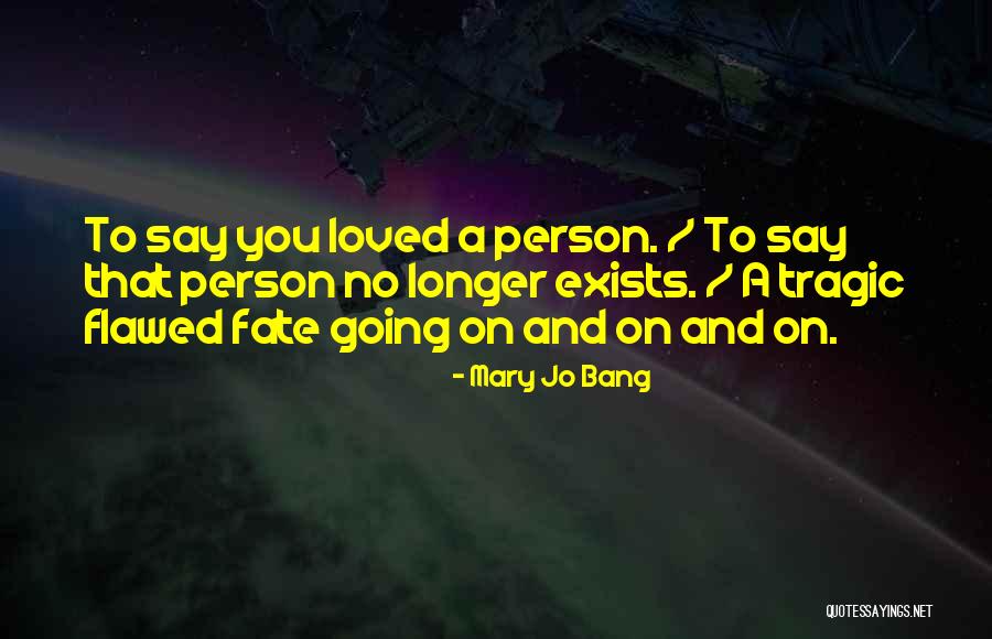 Envision Society Quotes By Mary Jo Bang