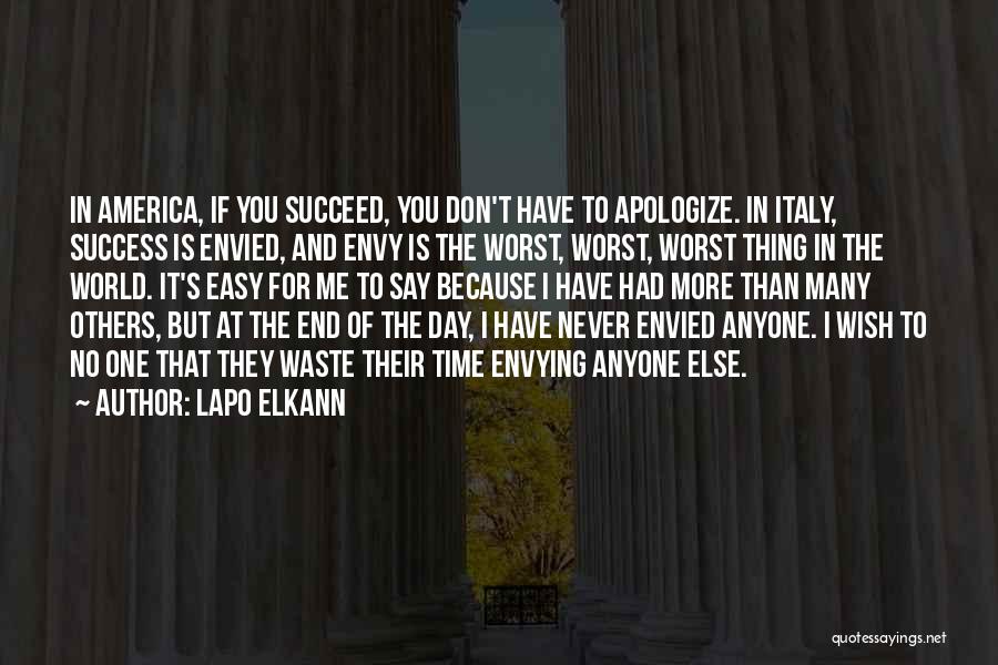 Envy Me Quotes By Lapo Elkann