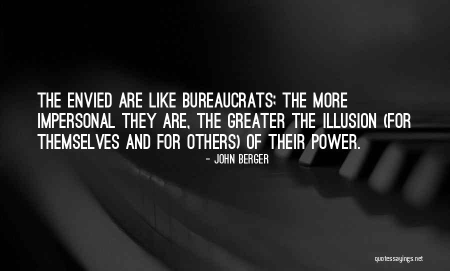 Envy Quotes By John Berger