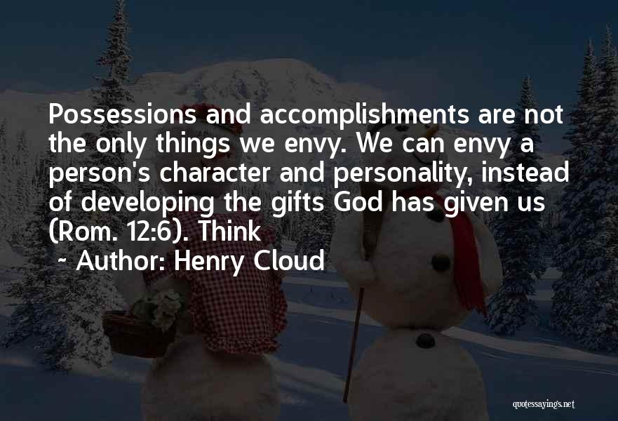 Envy Us Quotes By Henry Cloud