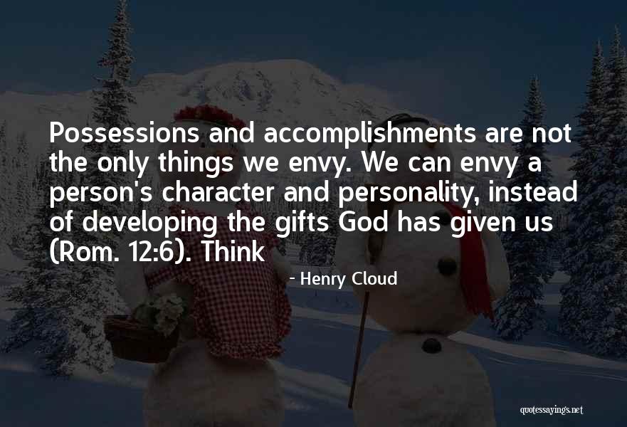 Envy Us Quotes By Henry Cloud