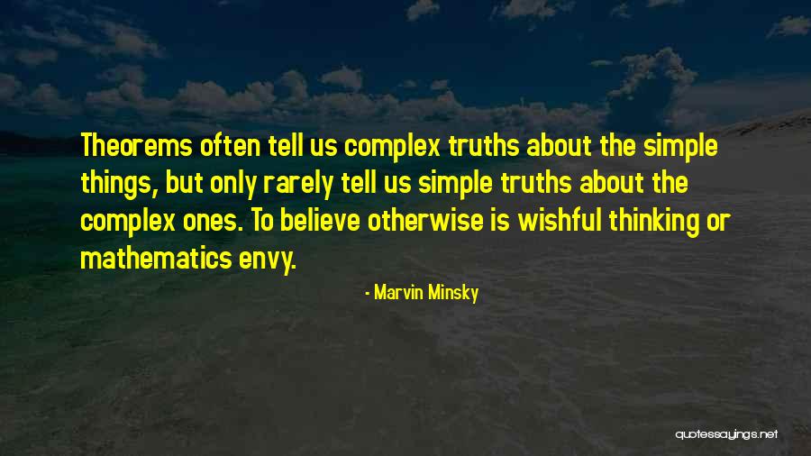 Envy Us Quotes By Marvin Minsky