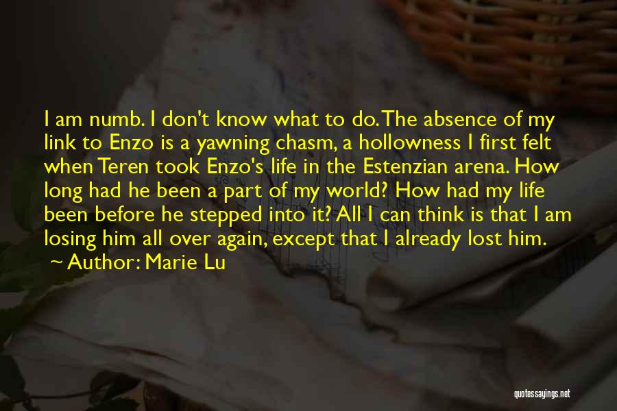 Enzo Quotes By Marie Lu