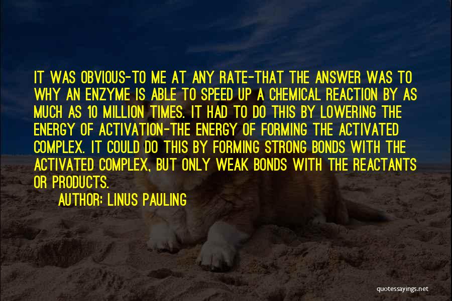 Enzymes Quotes By Linus Pauling