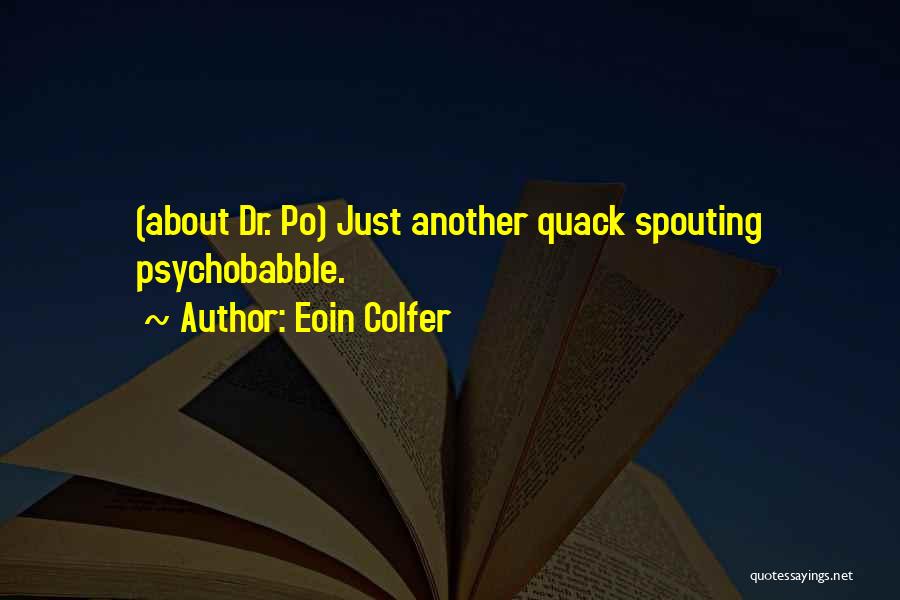 Eoin Colfer Quotes 1160803