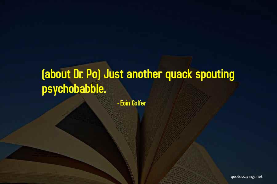 Eoin Colfer Quotes 1160803