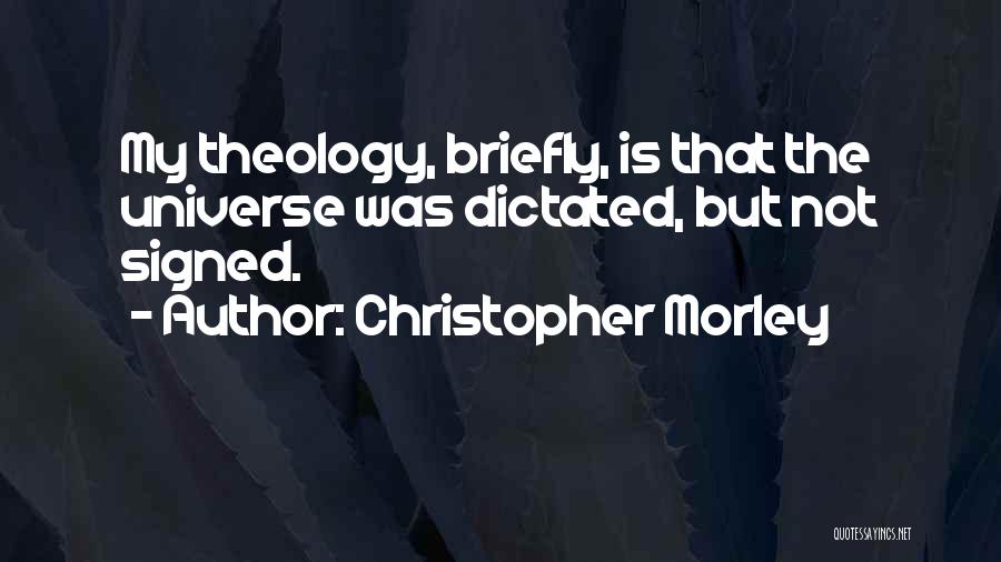 Eperspacher Quotes By Christopher Morley