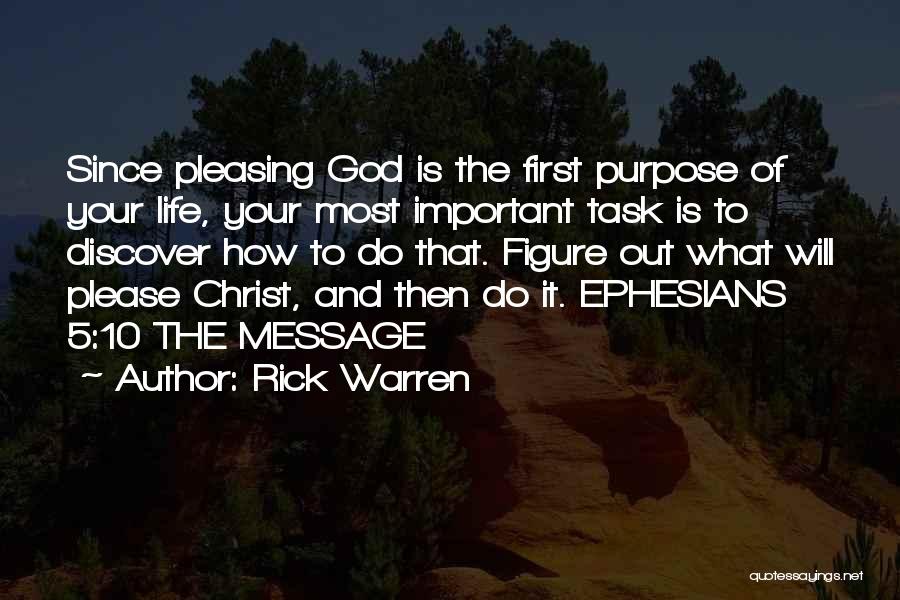 Ephesians 1 Quotes By Rick Warren