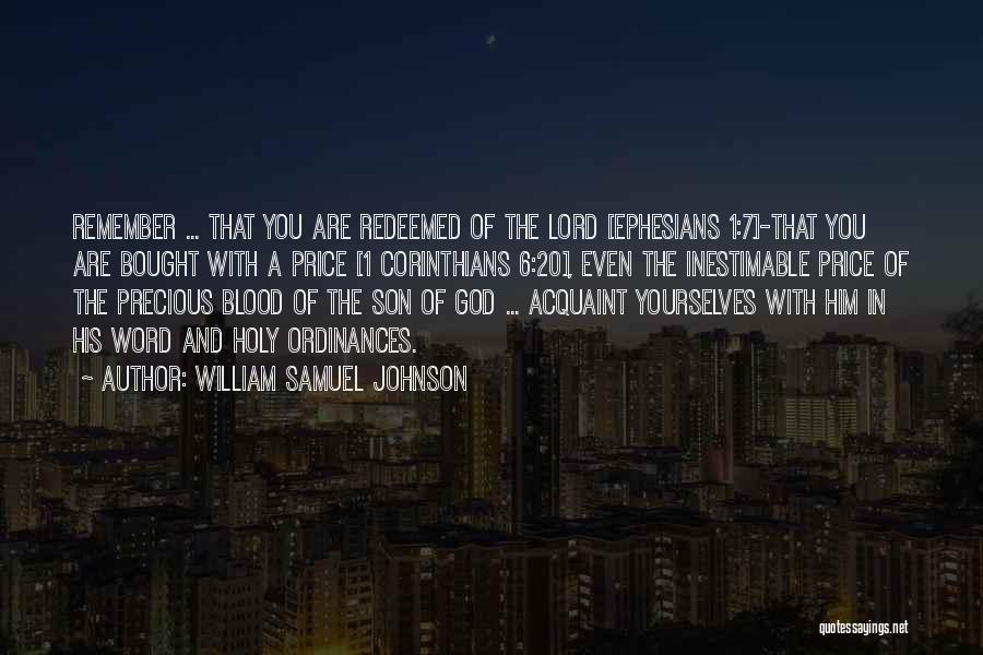 Ephesians 1 Quotes By William Samuel Johnson