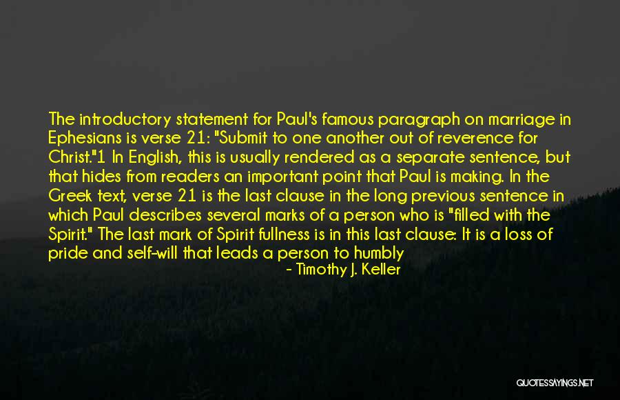 Ephesians 6 Quotes By Timothy J. Keller Ephesians 6 Quotes By Timothy J. Keller