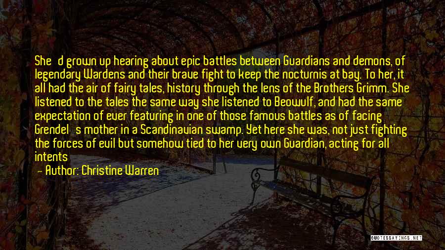 Epic Battles Quotes By Christine Warren