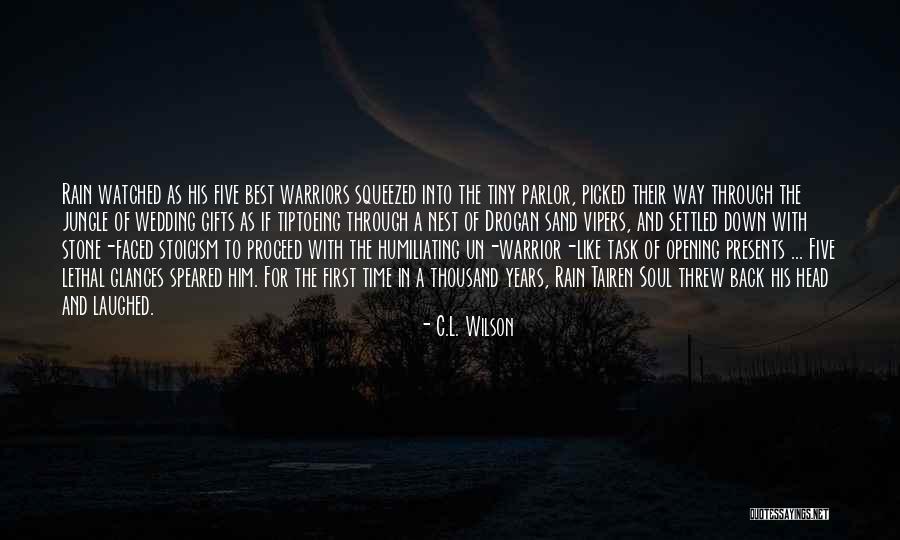 Epic Fantasy Romance Quotes By C.L. Wilson Epic Fantasy Romance Quotes By C.L. Wilson