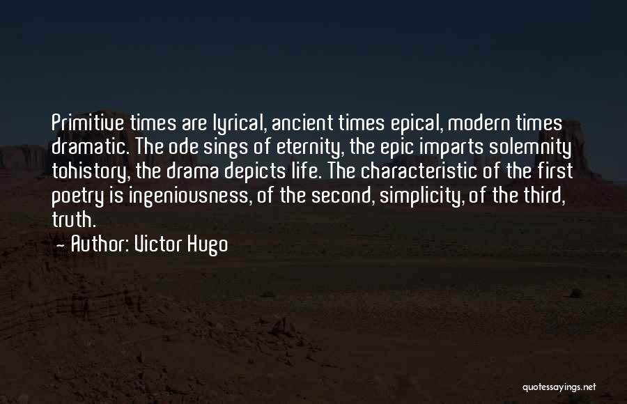 Epic Poetry Quotes By Victor Hugo