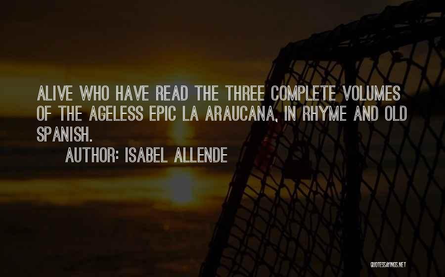 Epic Quotes By Isabel Allende