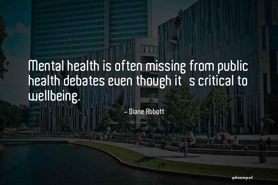 Epidemiologists Quotes By Diane Abbott