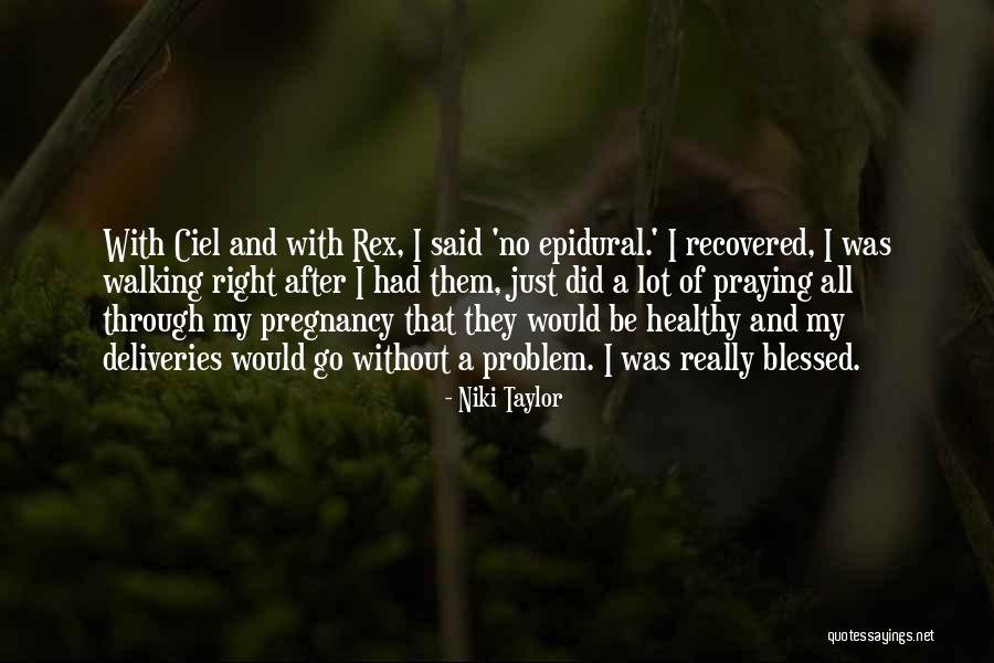Epidural Quotes By Niki Taylor Epidural Quotes By Niki Taylor