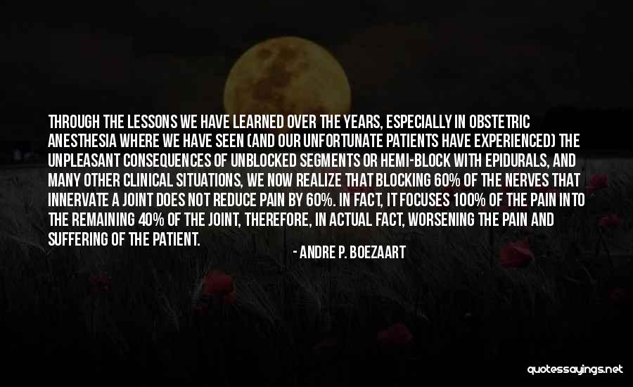 Epidurals For Pain Quotes By Andre P. Boezaart Epidurals For Pain Quotes By Andre P. Boezaart