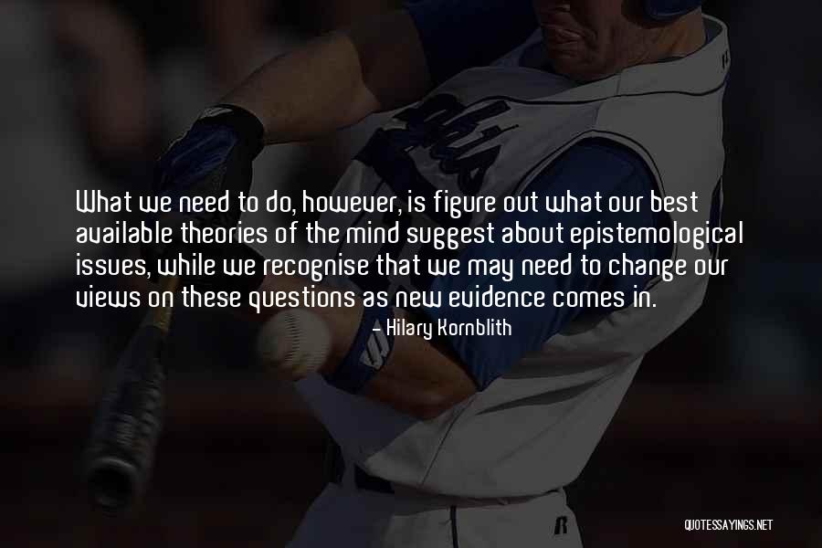 Epistemological Quotes By Hilary Kornblith Epistemological Quotes By Hilary Kornblith