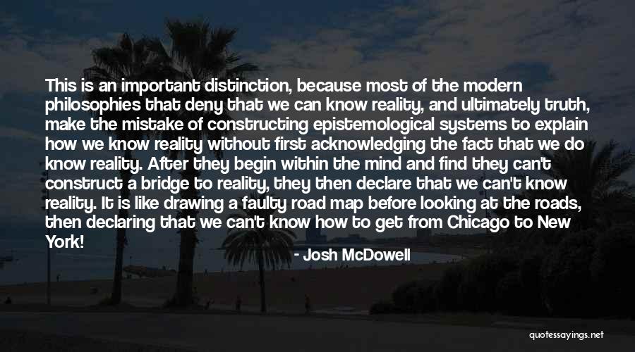 Epistemological Quotes By Josh McDowell Epistemological Quotes By Josh McDowell
